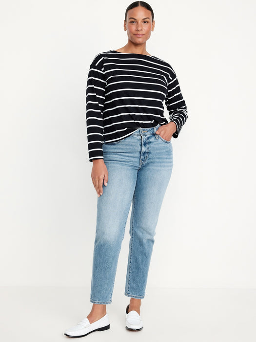 High-Waisted OG Straight Ankle Jeans