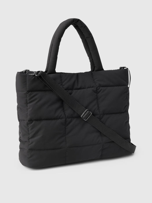 Crossbody Puffer Tote Bag