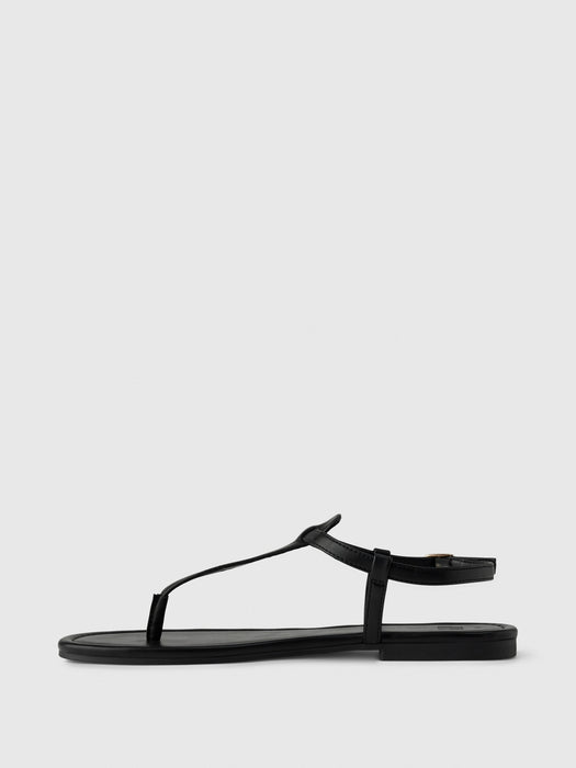 Vegan Leather T-Strap Sandals