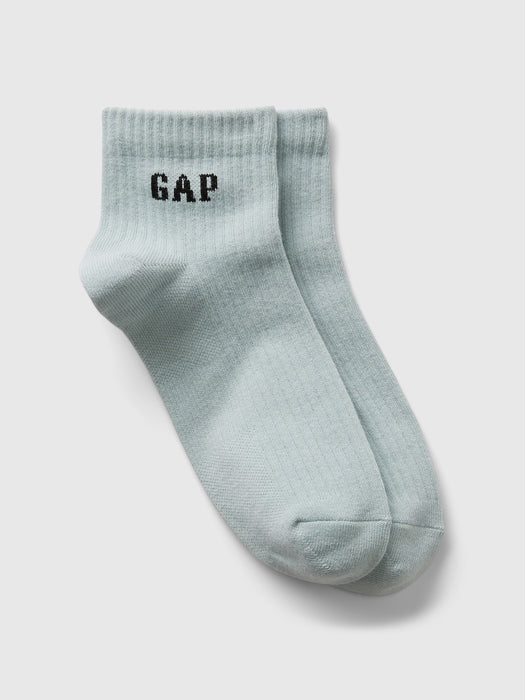 Gap Logo Quarter Crew Socks