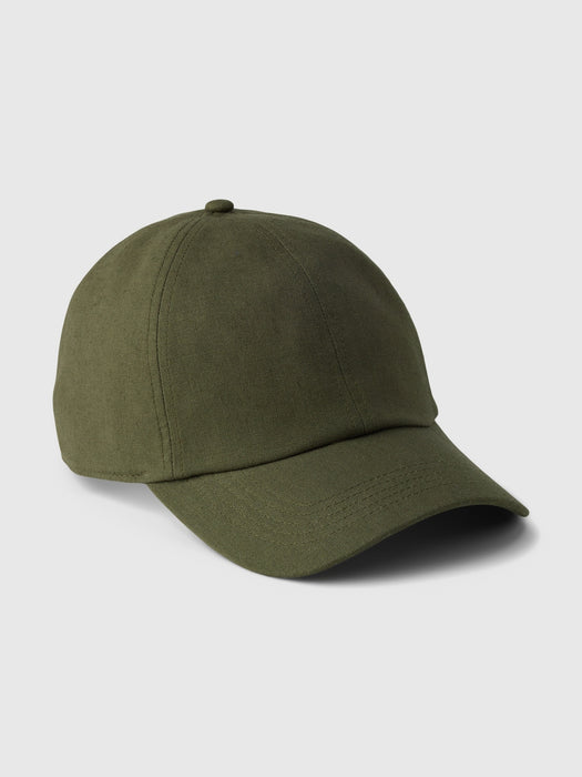 Linen-Cotton Baseball Hat