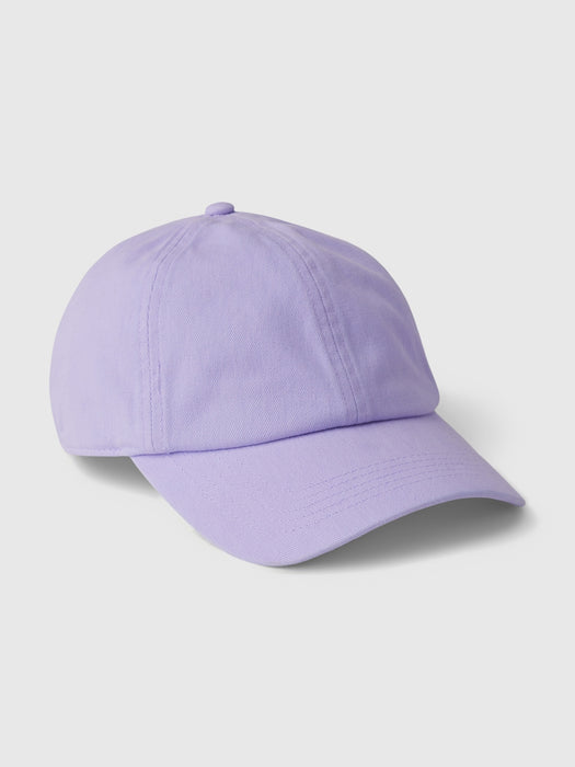 Organic Cotton Washed Baseball Hat