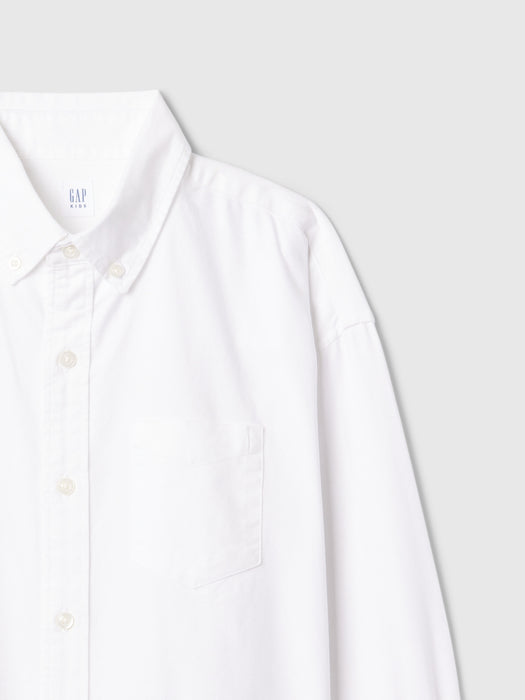 Kids Oversized Oxford Shirt