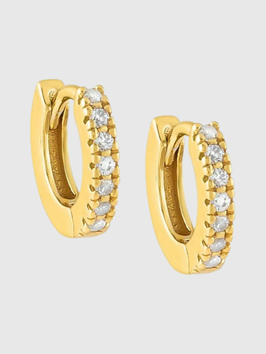 CZ Mini Huggie Earring