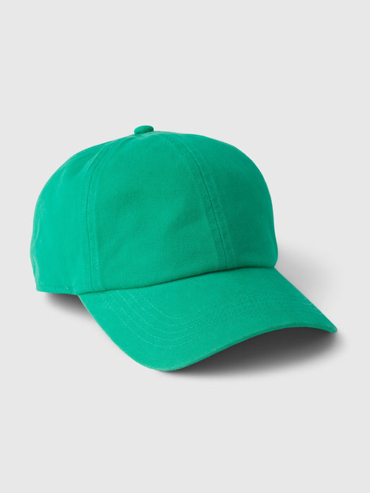 Organic Cotton Washed Baseball Hat