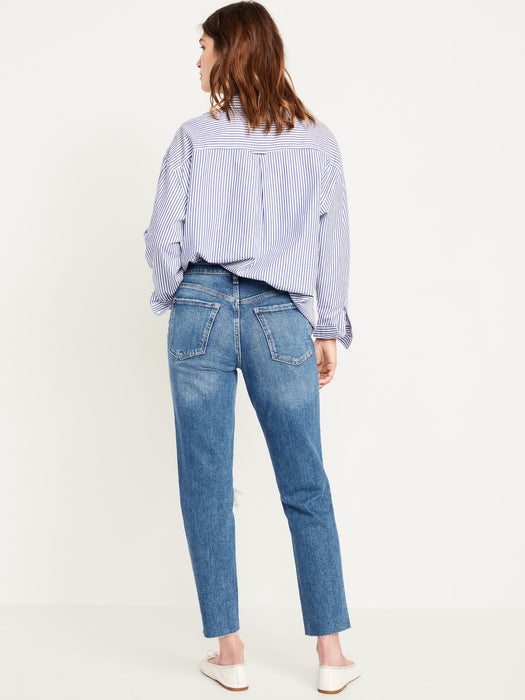 High-Waisted OG Straight Ankle Jeans