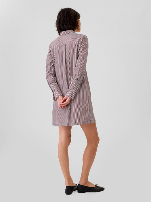 Organic Cotton Mini Shirtdress