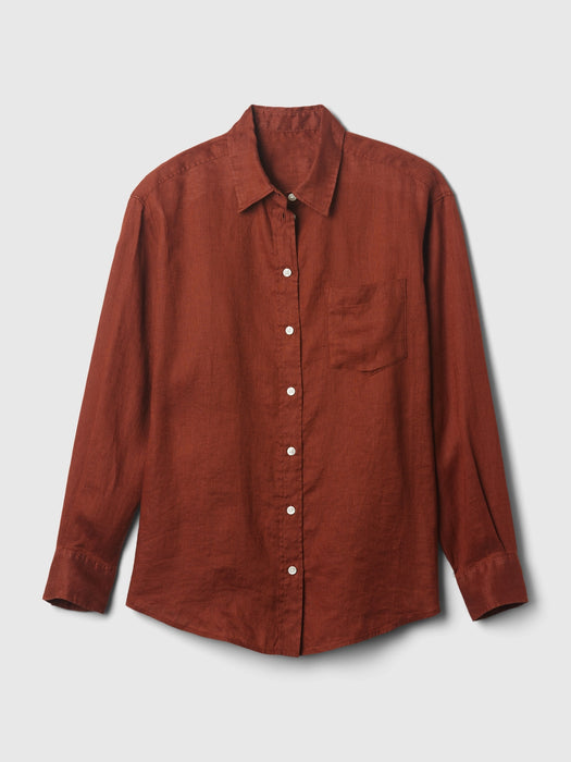 100% Linen Big Shirt