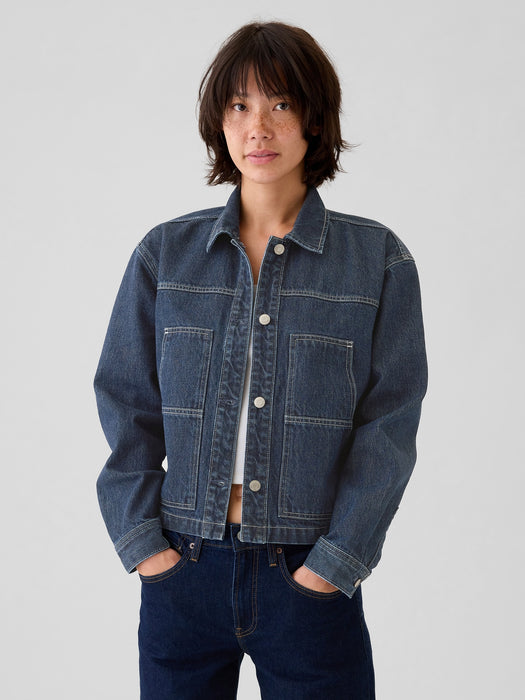 Cropped Denim Jacket