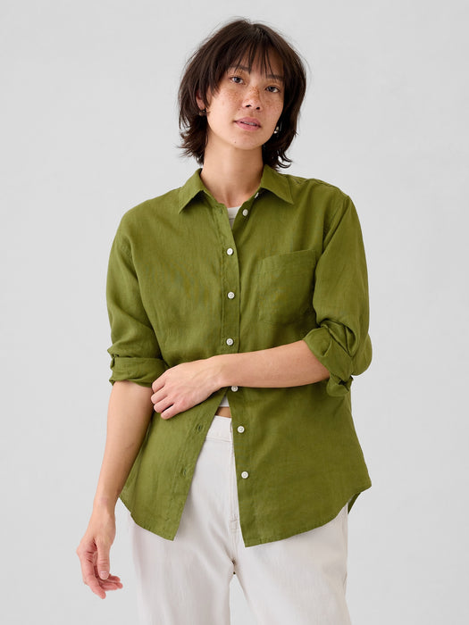 100% Linen Big Shirt