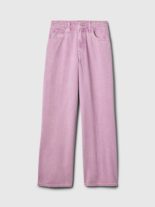 Kids Mid Rise Baggy Jeans