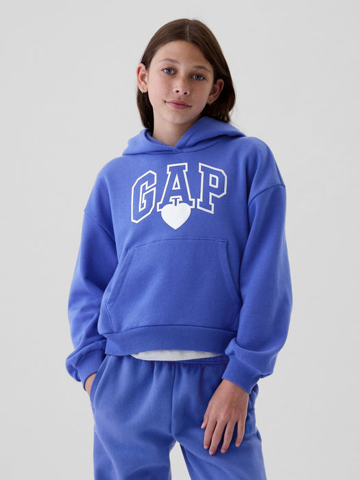 Kids Vintage Soft Logo Hoodie