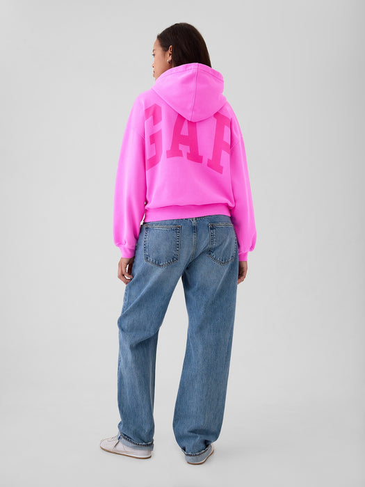 Vintage Soft Arch Logo Cropped Hoodie