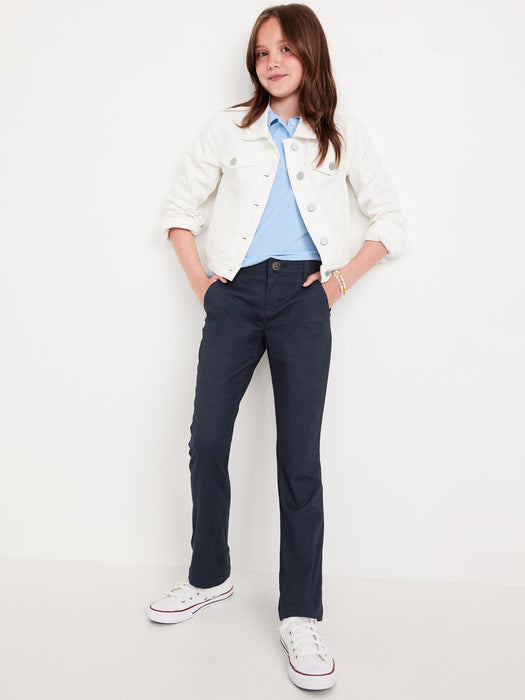 School Uniform Bootcut Pants for Girls