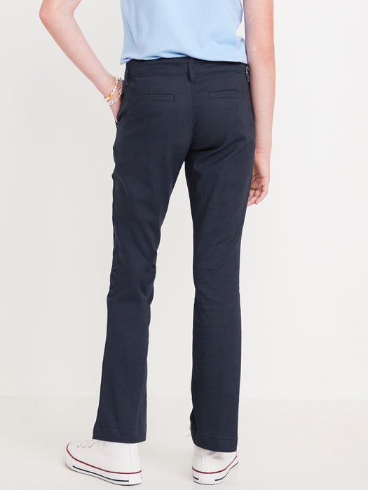 School Uniform Bootcut Pants for Girls