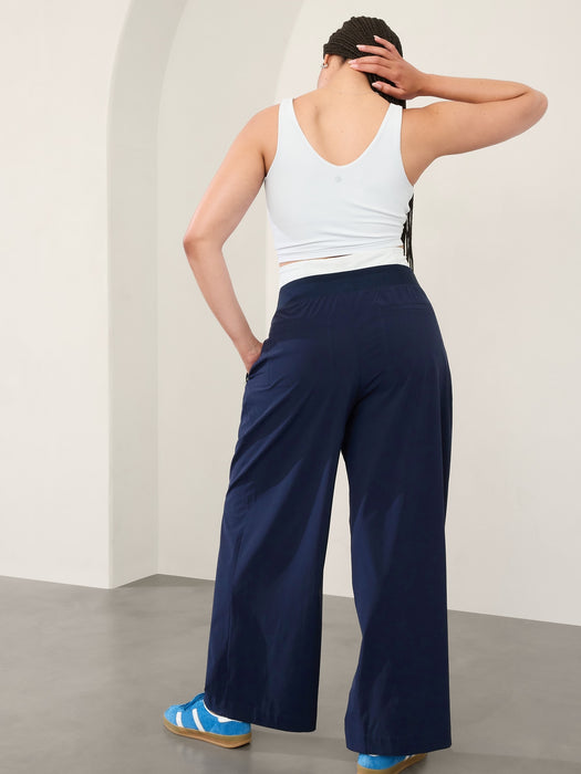 Brooklyn Heights High Rise Pleated Wide Leg Pant