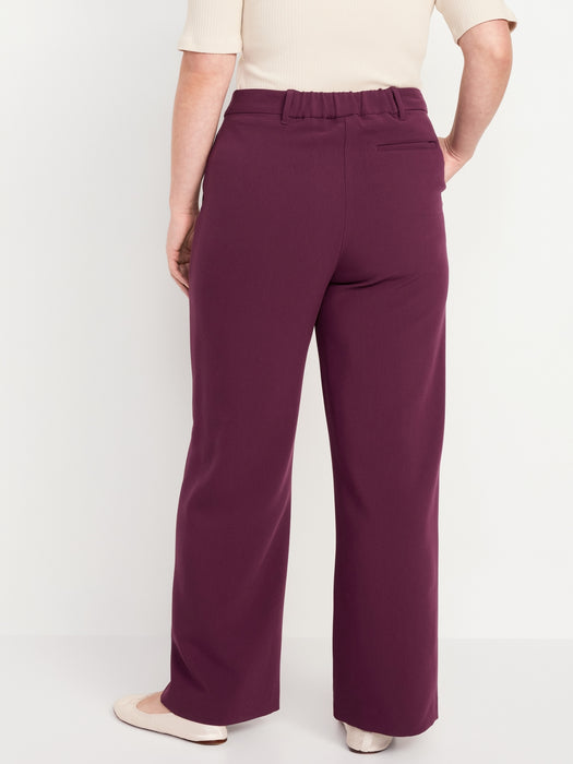 Extra High-Waisted Taylor Wide-Leg Trouser Pants