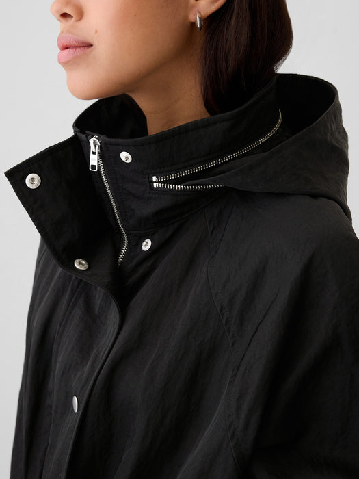 Oversized Nylon Parka