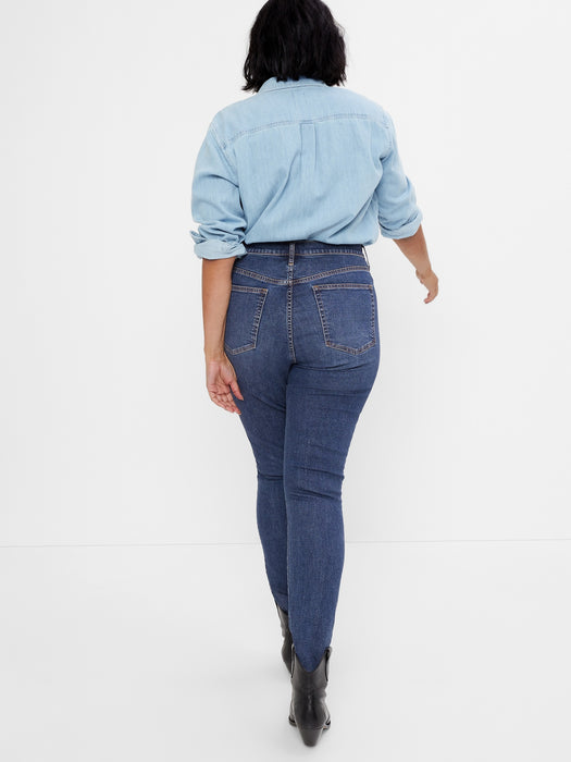 High Rise True Skinny Jeans