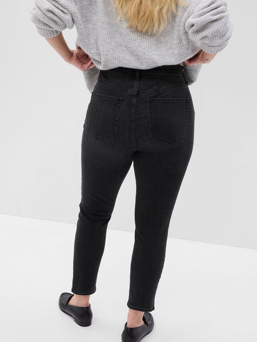 Sky High Rise True Skinny Jeans