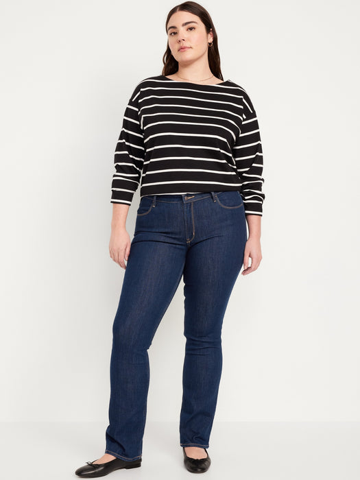 Mid-Rise Wow Boot-Cut Jeans