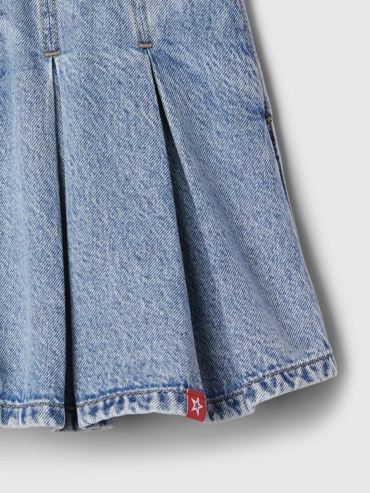 Gap &#215 American Girl Kids Pleated Denim Skirt