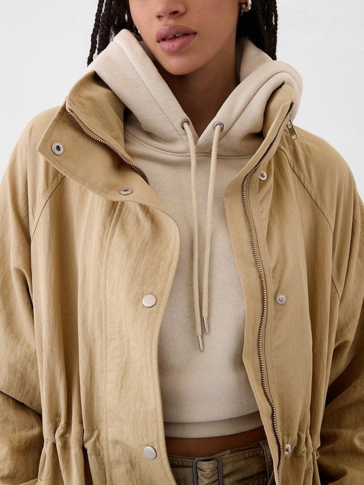 Oversized Nylon Parka