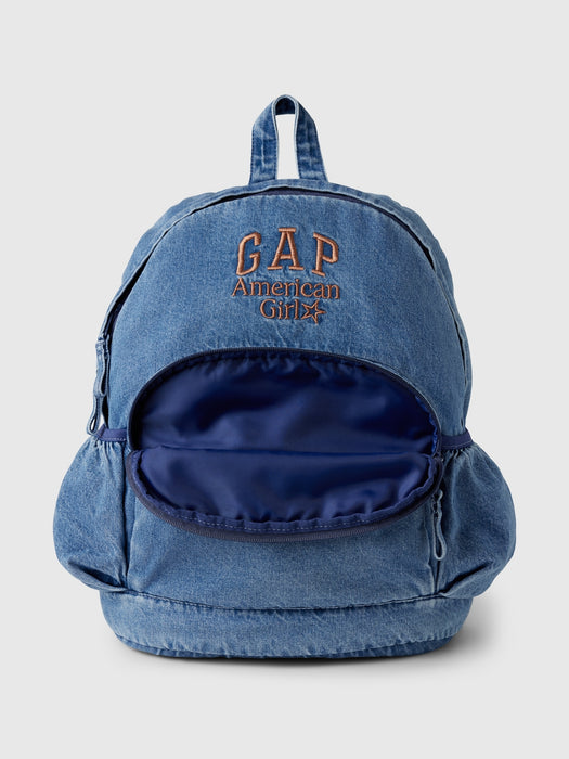 Gap &#215; American Girl Logo Denim Backpack