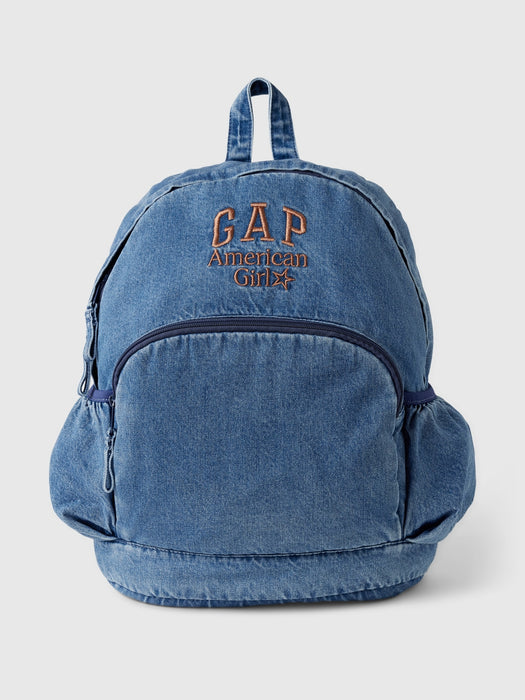 Gap &#215; American Girl Logo Denim Backpack