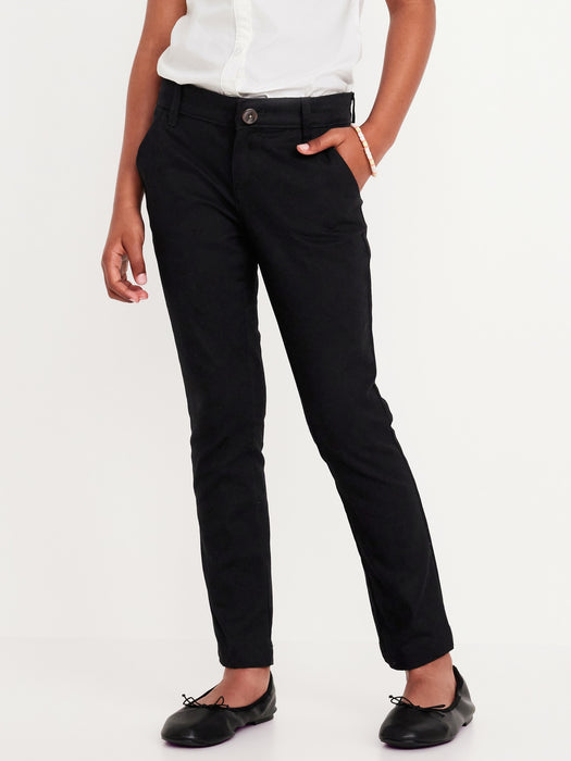 Skinny School Uniform Pants for Girls