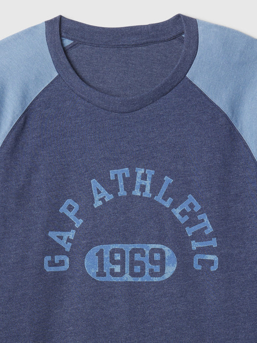 Gap Athletic Logo Raglan T-Shirt