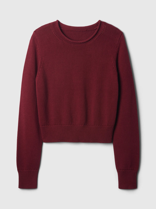 Shrunken Roll Neck Sweater