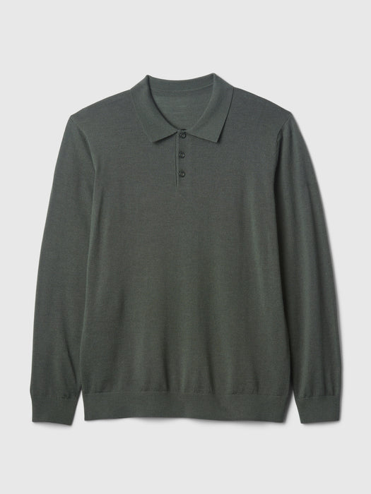 Merino Polo Sweater