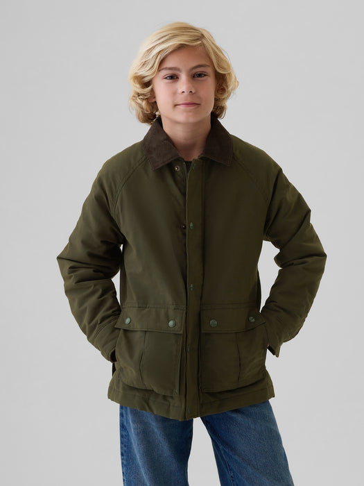 Kids Waxed Canvas Field Jacket