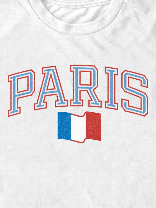 Paris France Collegiate Graphic Tee