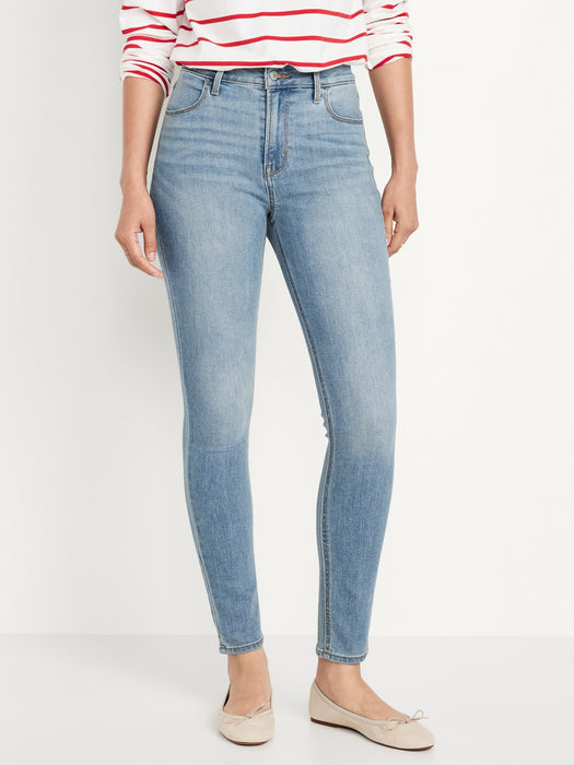 High-Waisted Wow Super-Skinny Jeans