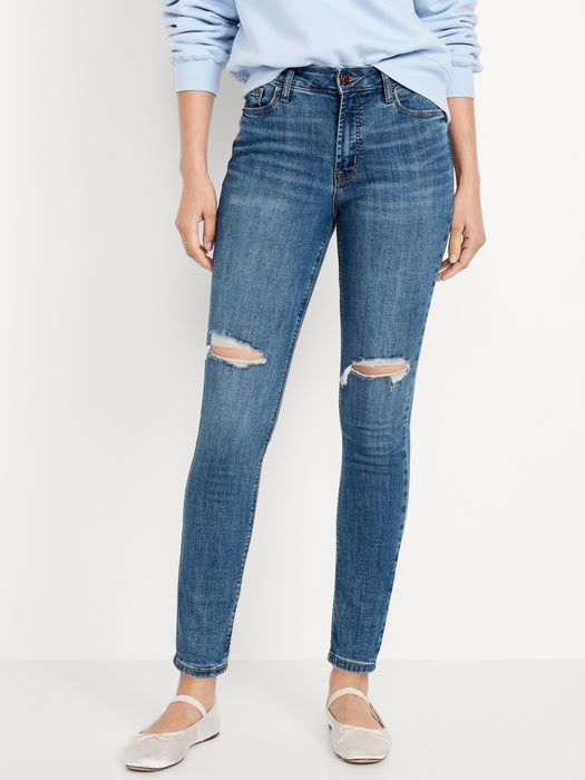 High-Waisted Rockstar Super-Skinny Jeans