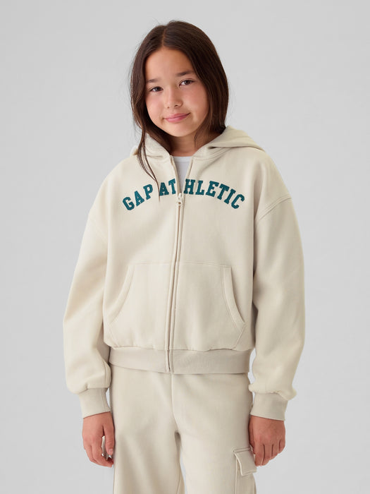 Kids Vintage Soft Gap Logo Zip Hoodie