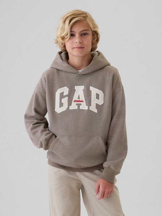 Kids Vintage Soft Athletic Logo Hoodie