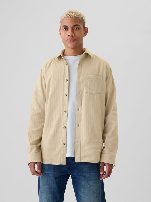 Organic Cotton Flannel Shirt