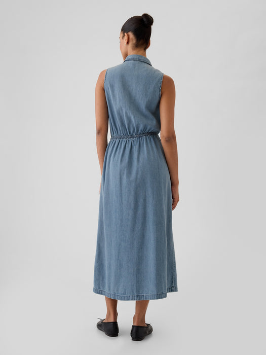 GapHeritage Western Denim Midi Dress