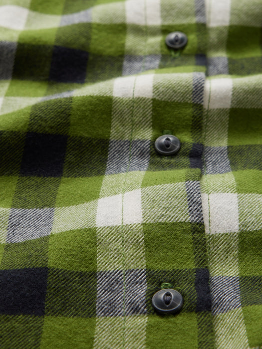 Cropped Flannel Shirt