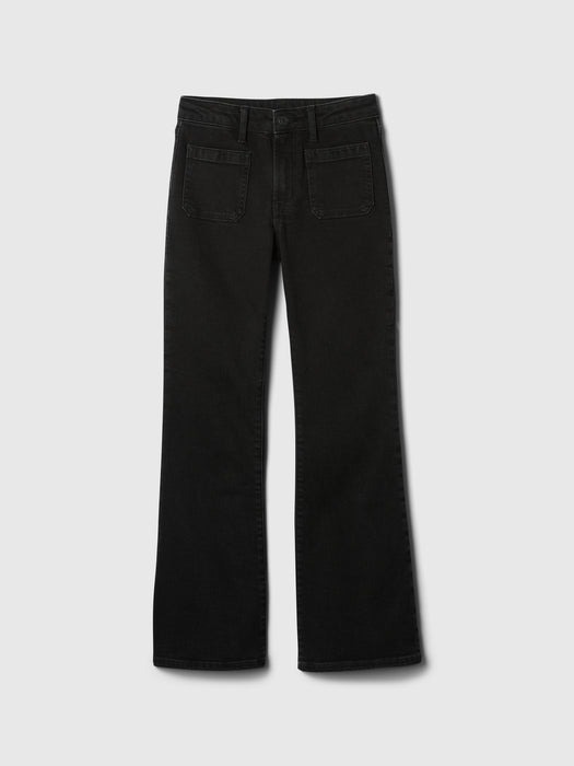 Kids High Rise &#39;70s Flare Jeans