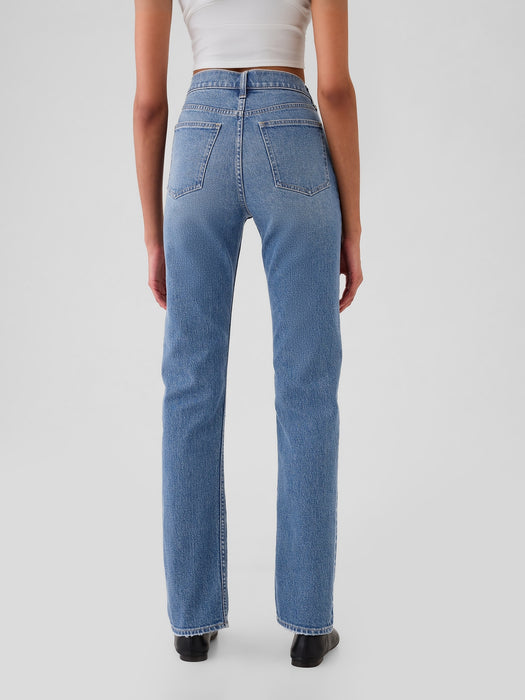 High Rise &#39;90s Straight Jeans