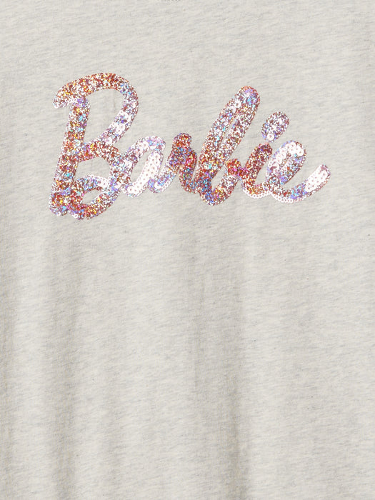 Kids Organic Cotton Sequin Barbie T-Shirt