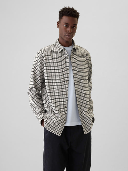 Organic Cotton Flannel Shirt