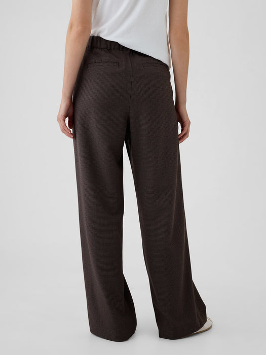 365 High Rise Brushed Twill Pleated Trousers