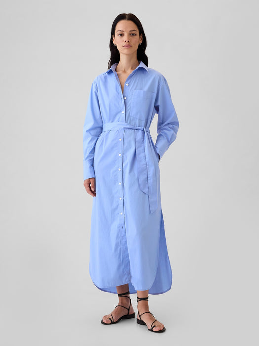 Organic Cotton Maxi Shirtdress