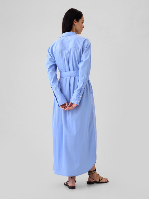 Organic Cotton Maxi Shirtdress