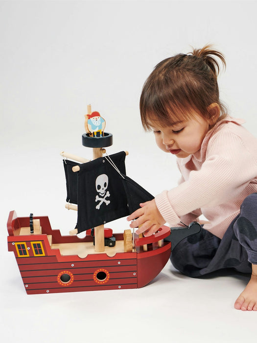 Fishbones Pirate Ship Toddler Toy